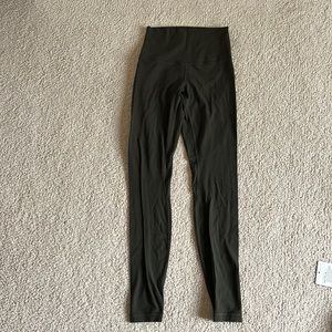 Green lululemon align leggings